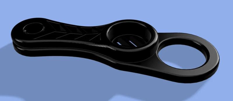 Finger slinger remix - reduce chances of curling and sharp edges   