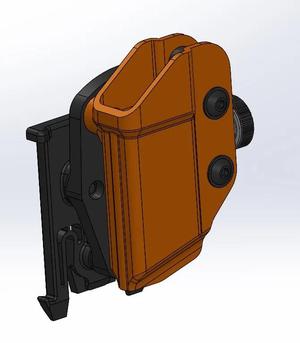 Single Stack Race Mag Pouch RUGER Coonan 1911 ELS and TekLock   