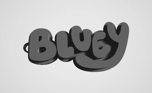 bluey keychain   