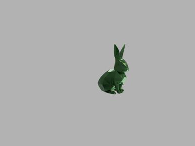 Low poly rabbit   