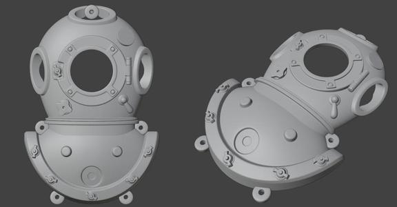 speaker-radio as a diving suit