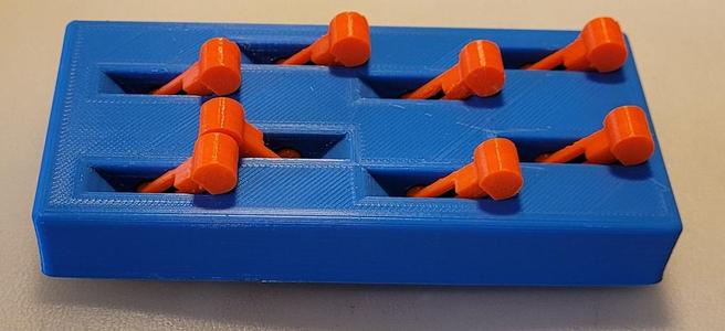 Base 2 and Base 4 analoge Counter