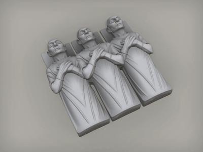 So legt euch denn ihr Brüder in gottes Namen nieder, Sculptur   