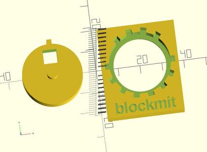Blockmit Cold Wallet Washer Stamping Jig Four Character ID