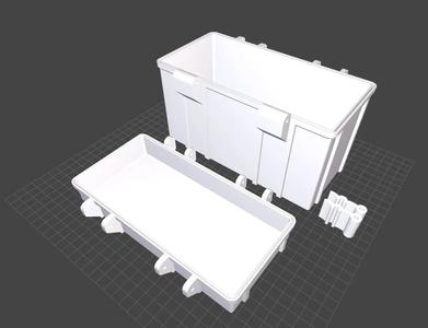 Cardbox for sleeved DaggerHeart Cards   