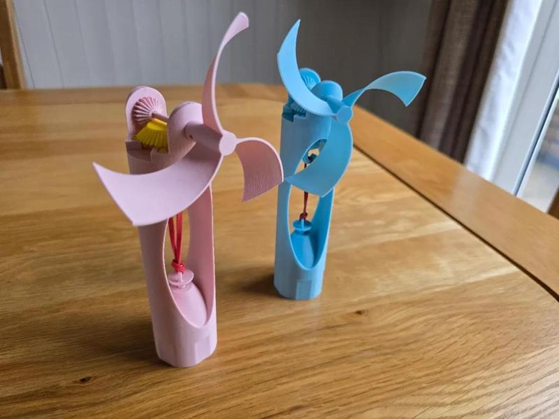 Rubber Band Powered Fan   