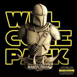 Mandalorian Bust - Star Wars 3D Models - Tested and Ready for 3D printing