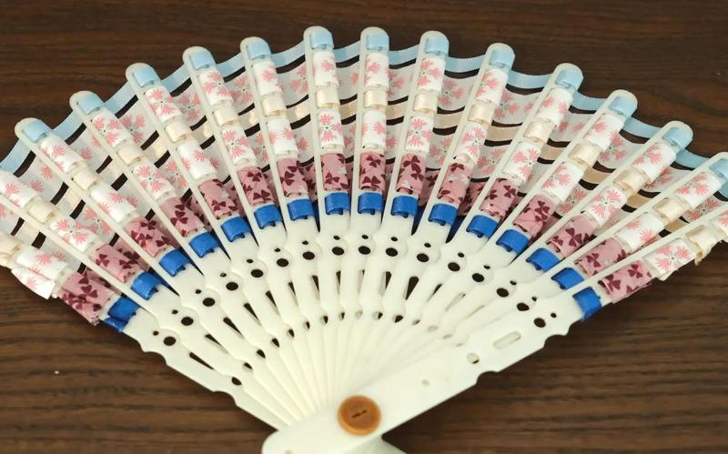 Ribbon Hand Fan   