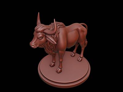 Buffalo Animal Figure Printable