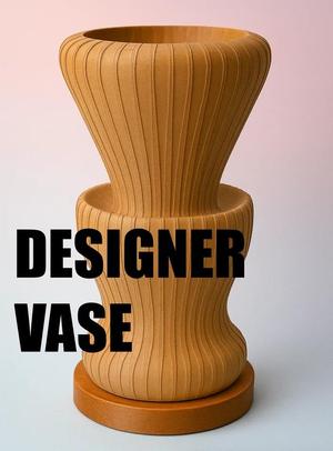 Ribbon Designer Vase   