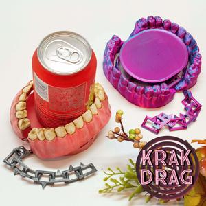 Mug Mouth: Halloween Self-Adjusting Coaster