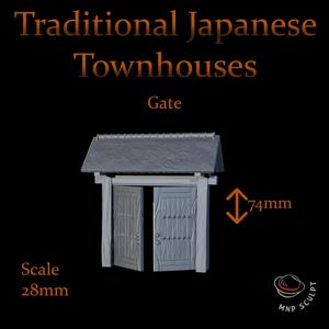 Gate Japanese Town