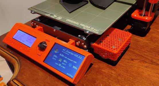 Control Panel for Hyperpixel 4" Touchscreen + LCD + Raspberry Pi4 for Octoprint and OctoDash Prusa MK3s+ 4.0