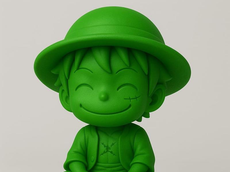luffy one piece+ pedestal