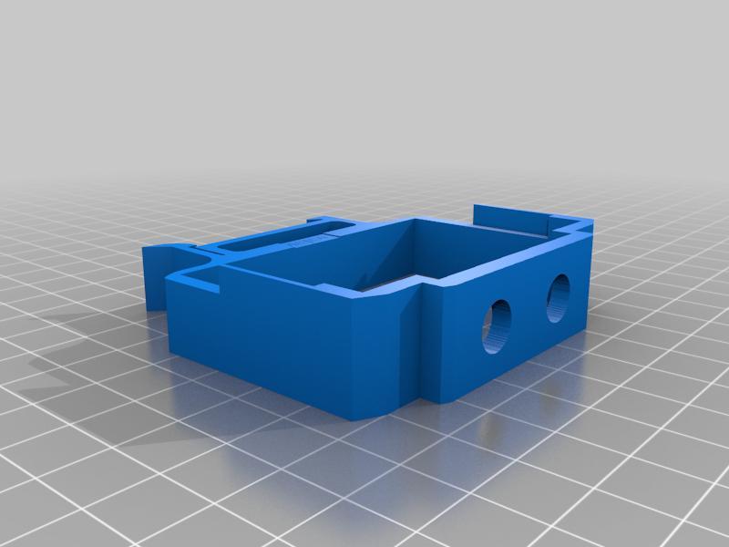 Pi Zero +hats DIN Holder with led port