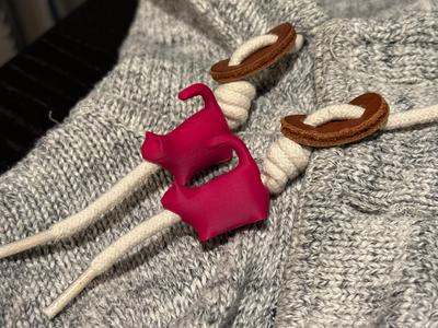 The Cat - Hoodie Drawstring