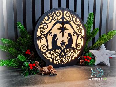Nativity Scene LED Lamp