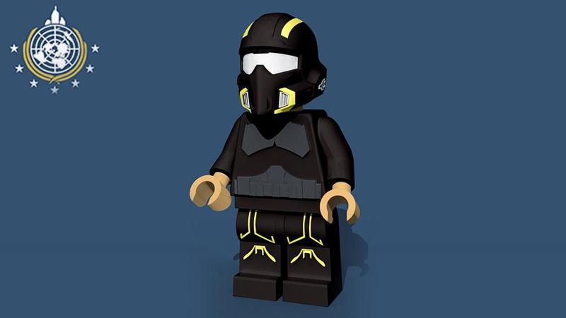 L.E.G.O HELLDIVER from HELLDIVERS 2