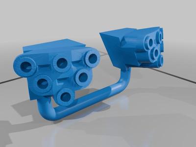 M250 grenade launchers for 1:160 Micro-Trains M1A1