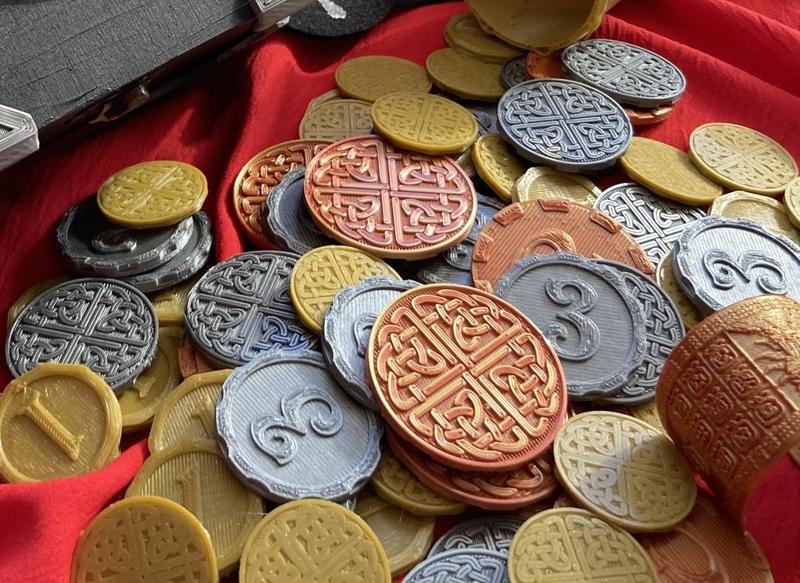 Huge toy coins (ornamental reverse)