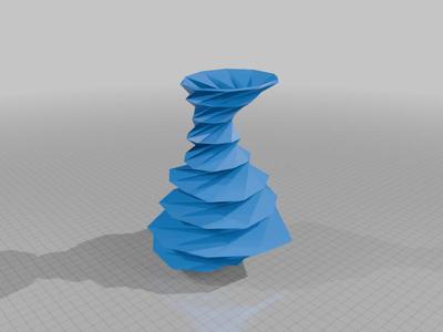 Twisted Poly Vase