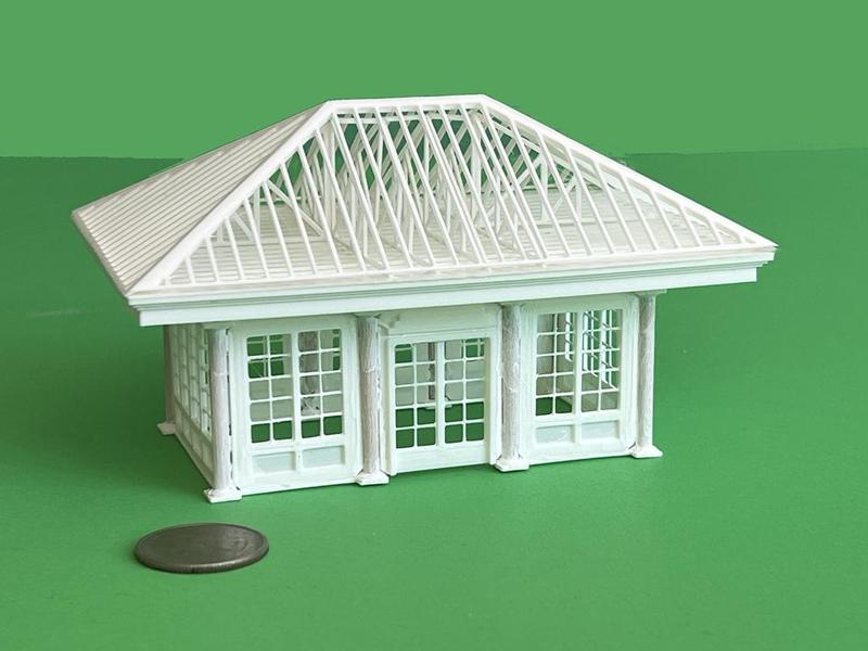 ATHERTON CA TRAIN STATION 1937 HO SCALE