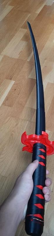 Collapsing Tanjiro Kamado's nichirin katana