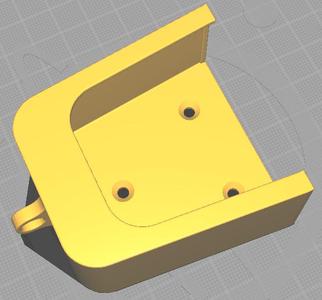 Holder Remote Berger Mover Titanium/Platinum