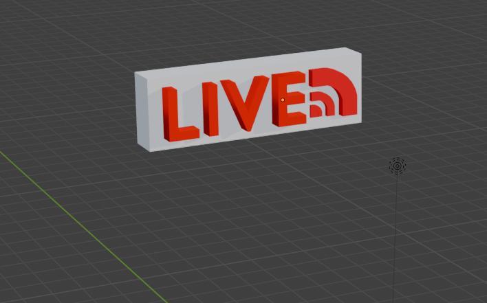 broadcast sign(LIVE)