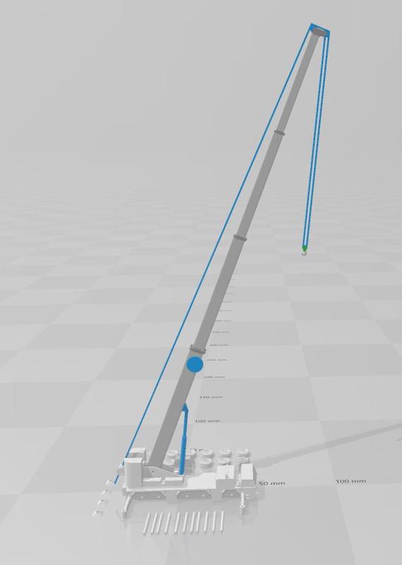 N-scale Heavy-duty truck crane