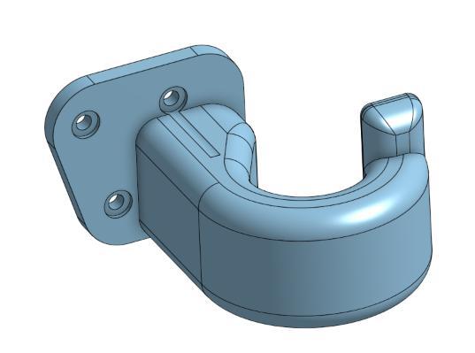 Wall Mounted Hook for Mop Handle