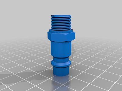 airbrush adapter for compressor Druckluftkupplung Außengewinde / External thread - 11,50 mm