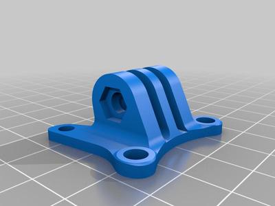 QUADMULA Siren F35 GoPro mount for standard screws