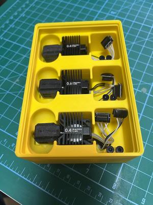 Gridfinity storage solution for P1 and X1 hotend