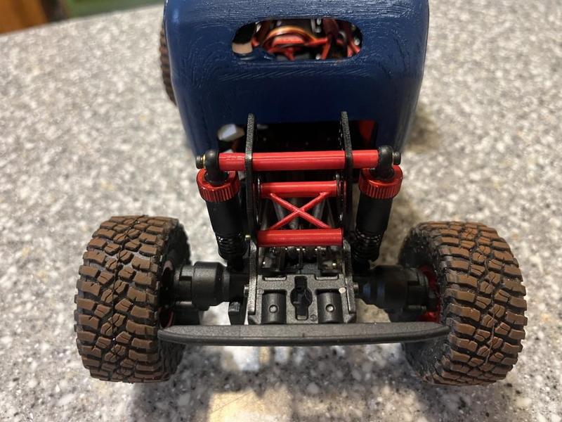 Redcat Ascent 18 Chassis Braces and Shock Mount Braces