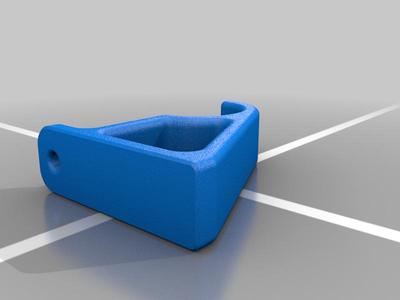 Parametric 1 1/8 Curtain Rod Bracket (Ikea Hugad)