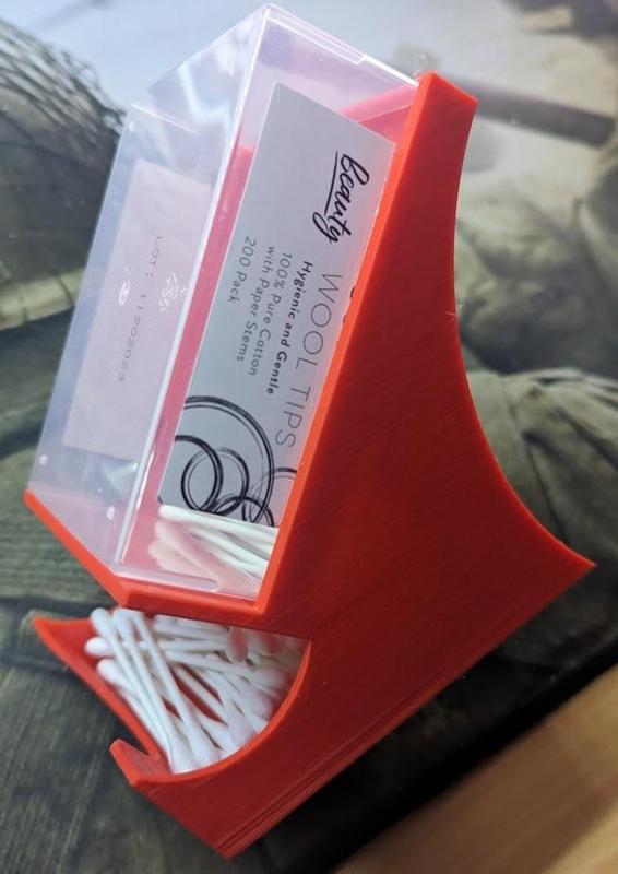 Cotton Bud Dispenser (Coles Wool Tips, Swisspers)