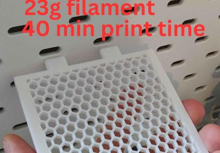 Ikea Skadis Horizontal Display Shelf