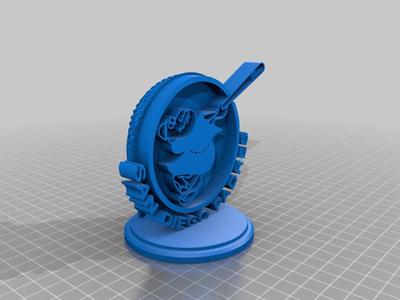 SAN DIEGO  3D LOGO 