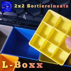 L-Boxx Sortiereinsatz 2x2 Einsatz