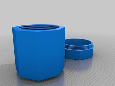 Octagon-shaped Container