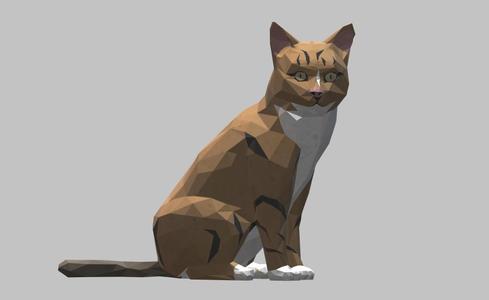 Cat - Low Poly