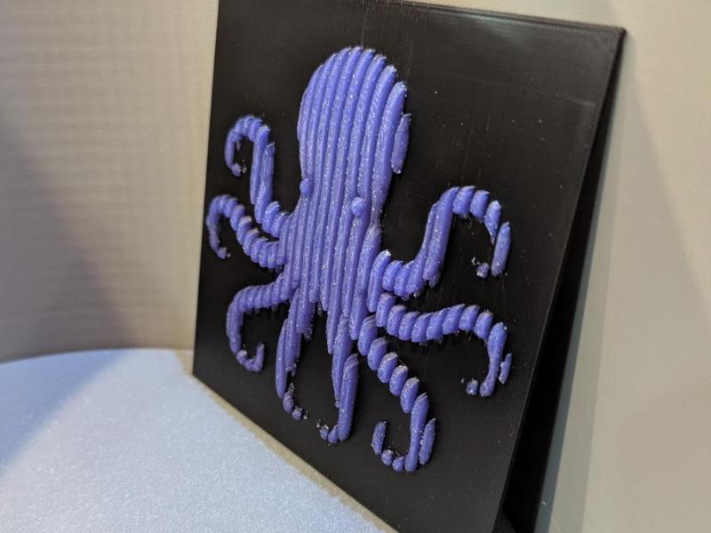 Octopus Layered Sculpture | Wall Art