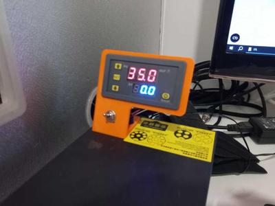 Thermostat / thermometer frame for Creality CR10 and compatibles