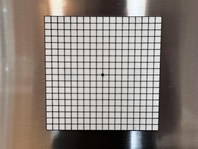 Amsler Grid for Age-Related Macular Degeneration — Refrigerator Magnet