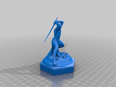 Sculpture of Malacath (Desktop Fountain Edition)