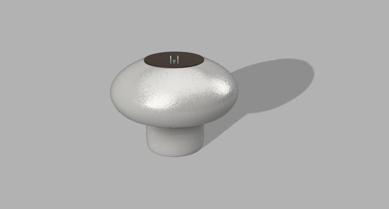 Pot de fleur champignon