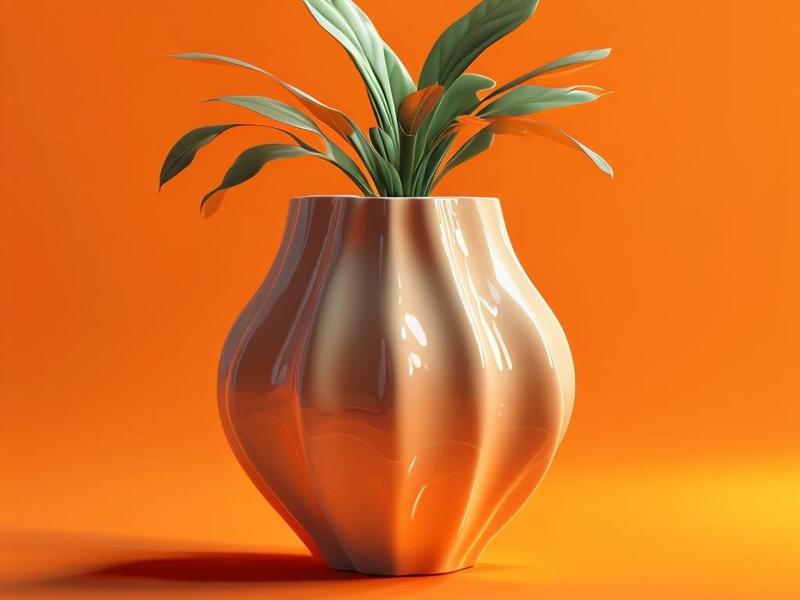Rounded Elegant Vase / Planter