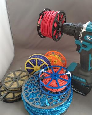 Modular spool for ropes or cables