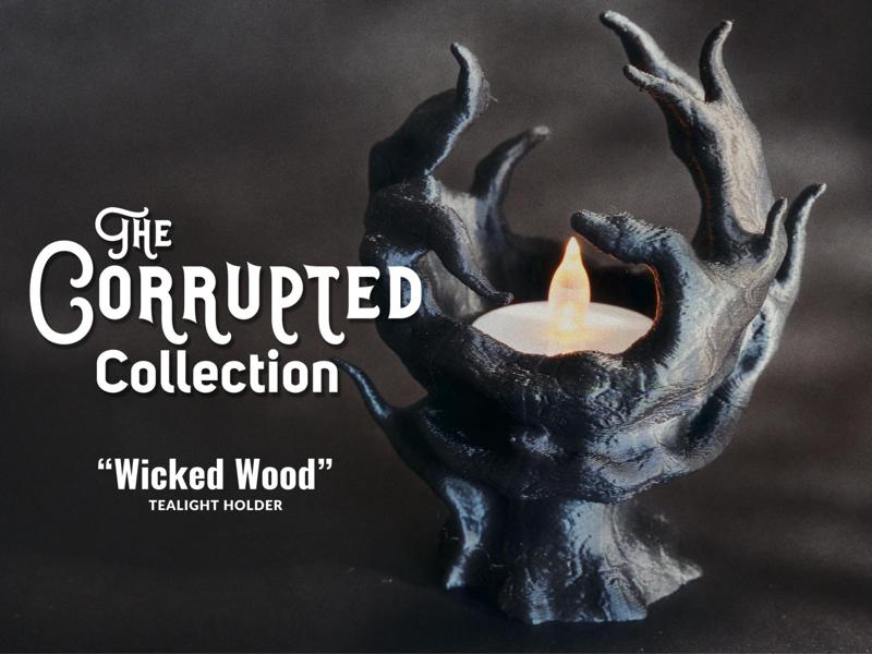The Corrupted Collection: Wicked Wood Tealight